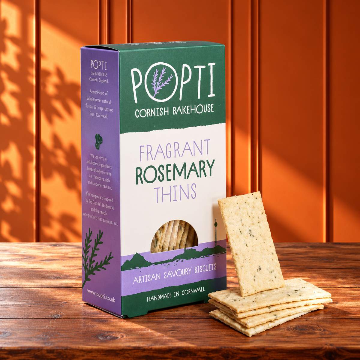 Fragrant Rosemary Savoury Thins